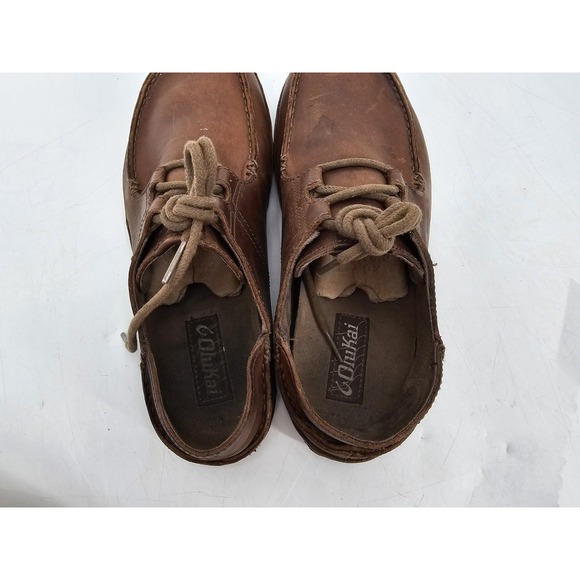 OluKai Mens‎ Ohana Li \'ili Shoes Size 8.5 Brown Lace Up Nubuck Leather main image 4